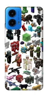 Чохол на Motorola Moto G45 Minecraft v4 фото 1 з 1