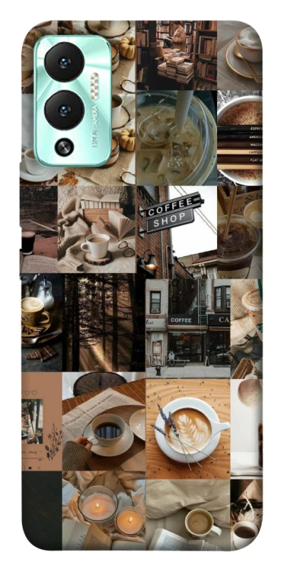 Чохол на Infinix Hot 12 Play Coffee collage ver.3 фото 1 з 1