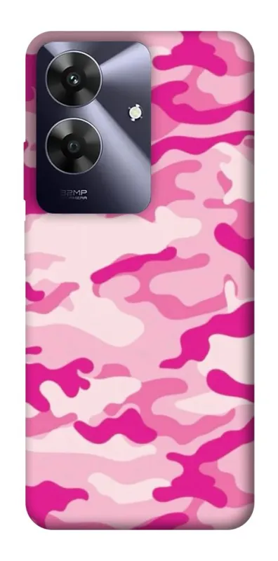 Чехол на Realme Note 60 camouflage pink фото 1 из 1