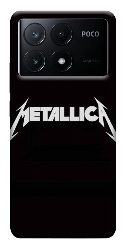 Чохол на Xiaomi Poco X6 Metallica logo фото 1 з 1