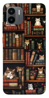 Чохол на Xiaomi Redmi A1 / A2 Cats & Books фото 1 з 1