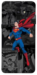 Чехол на Samsung A530 Galaxy A8 (2018) superman comics фото 1 из 1