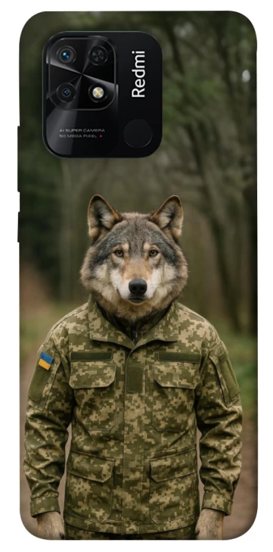 Чохол на Xiaomi Redmi 10C Вовк захисник фото 1 з 1