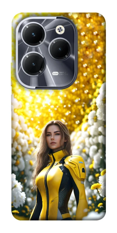 Чохол на Infinix Hot 40 Cyber space girl ver.2 фото 1 з 1