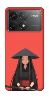 Чохол на Xiaomi Poco F6 Pro Red samurai фото 1 з 1