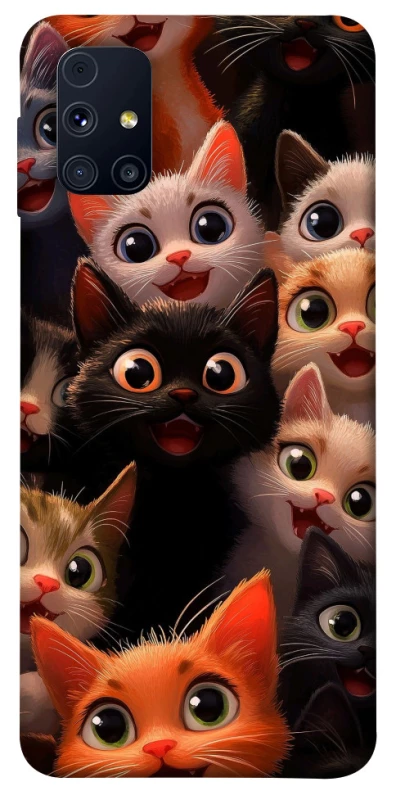 Чохол на Samsung Galaxy M31s happy cats фото 1 з 1