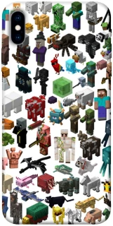 Чохол на Apple iPhone X (5.8") Minecraft v4 фото 1 з 1