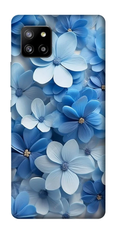 Чохол на Samsung Galaxy A42 5G Сині квіти фото 1 з 1