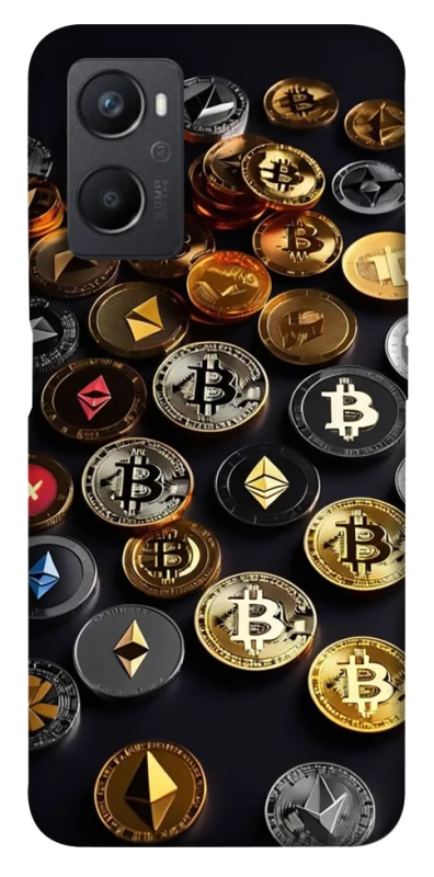 Чехол на Oppo A96 Many coins фото 1 из 1