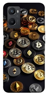 Чехол на Oppo A96 Many coins фото 1 из 1
