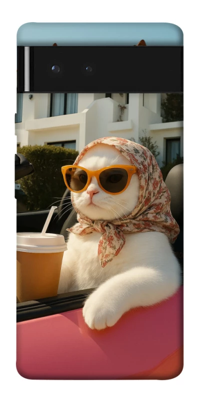 Чохол на Google Pixel 6 Stylish Cat Cruise фото 1 з 1