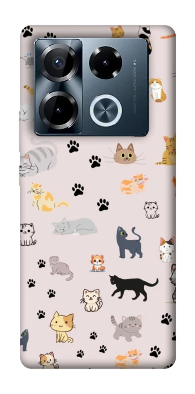 Чохол на Infinix Note 40 Pro 4G Cat style ver.1 фото 1 з 1