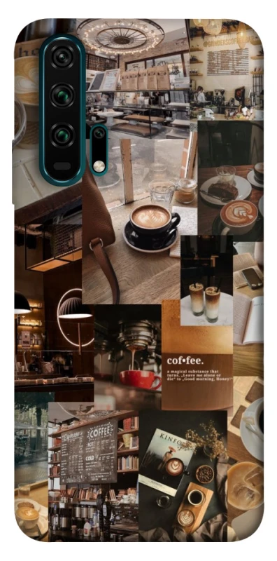 Чехол на Huawei Honor 20 Pro Coffee collage ver.2 фото 1 из 1