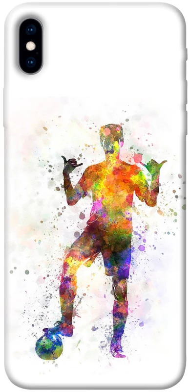 Чохол на Apple iPhone XS Max (6.5") Football Player v3 фото 1 з 1