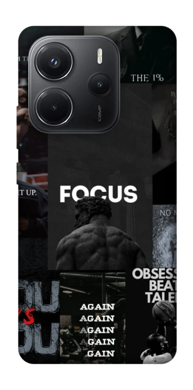 Чехол на Xiaomi Redmi Note 14 4G (Int. version) Focus collage фото 1 из 1