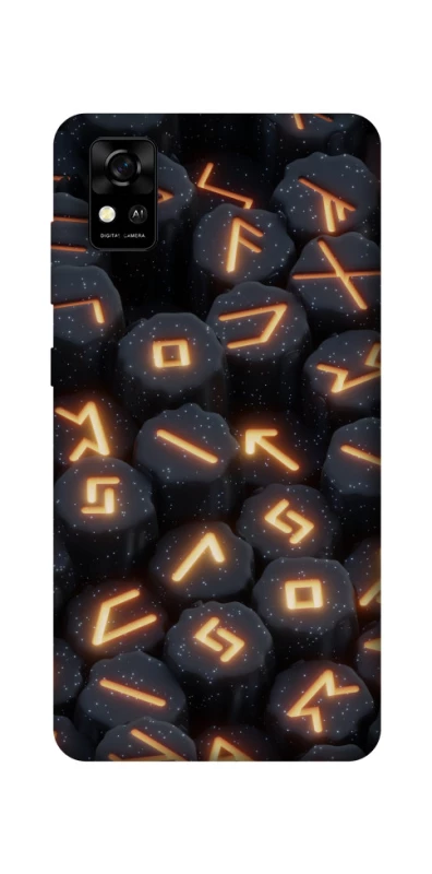 Чехол на ZTE Blade A31 Огненые руны фото 1 из 1