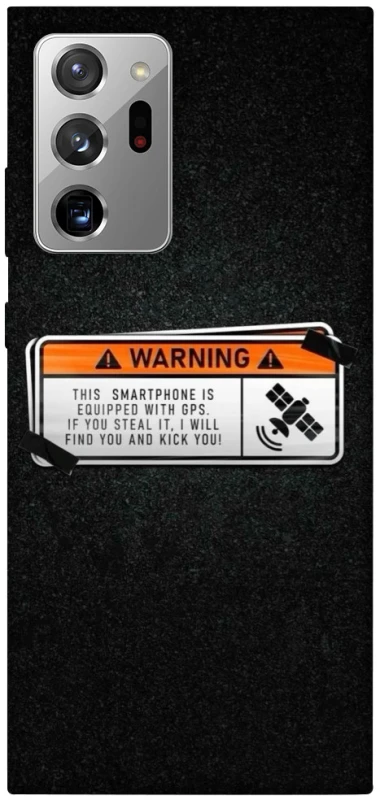 Чохол на Samsung Galaxy Note 20 Ultra Warning фото 1 з 1