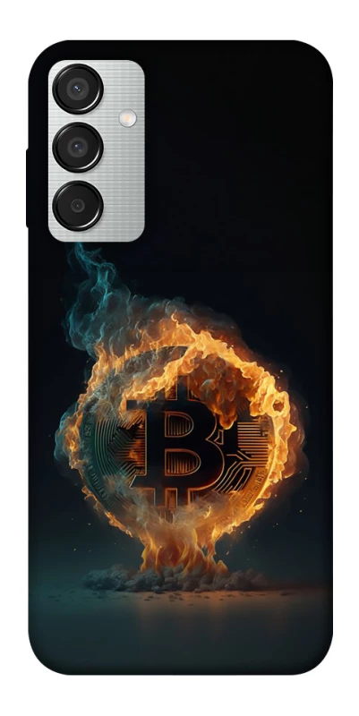Чохол на Samsung Galaxy M15 5G Fire Bitcoin фото 1 з 1