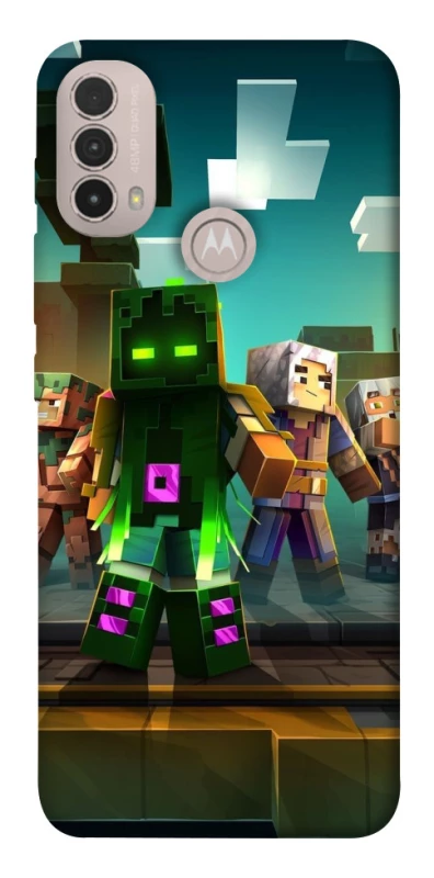 Чохол на Motorola Moto E40 Minecraft dungeon фото 1 з 1