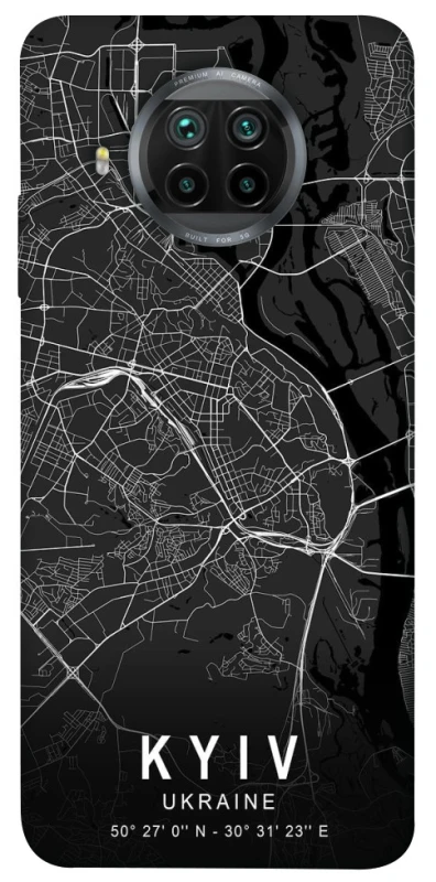 Чехол на Xiaomi Mi 10T Lite / Redmi Note 9 Pro 5G Kyiv map фото 1 из 1