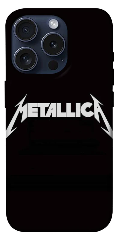 Чехол на Apple iPhone 15 Pro (6.1") Metallica logo фото 1 из 1