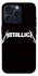 Чехол на Apple iPhone 15 Pro (6.1") Metallica logo фото 1 из 1