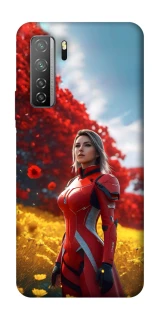 Чохол на Huawei Nova 7 SE Cyber space girl ver.5 фото 1 з 1