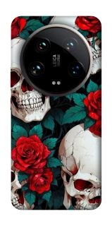 Чехол на Xiaomi 14 Ultra skull and rose фото 1 из 1