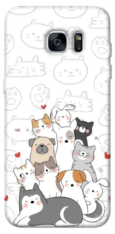 Чохол на Samsung G935F Galaxy S7 Edge Funny Pets фото 1 з 1