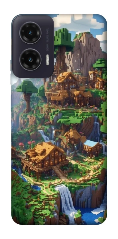 Чохол на Motorola Moto G35 Minecraft universe фото 1 з 1