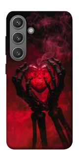 Чехол на Samsung Galaxy S24 Heart in the hands of a skeleton фото 1 из 1