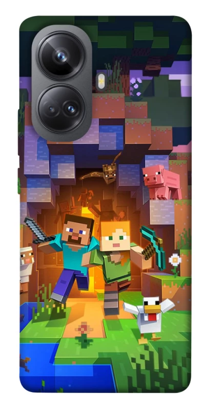 Чохол на Realme 10 Pro+ Minecraft game фото 1 з 1