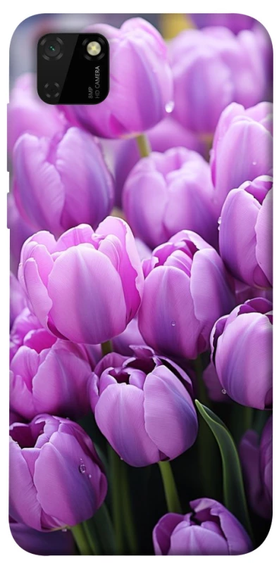 Чехол на Huawei Y5p Фиолетовые тюльпаны фото 1 из 1