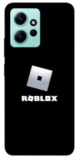 Чехол на Xiaomi Redmi Note 12 4G Roblox logo black фото 1 из 1