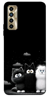 Чехол на TECNO Camon 17P Three Cats фото 1 из 1
