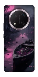 Чехол на Honor X9c Boat and flamingo фото 1 из 1