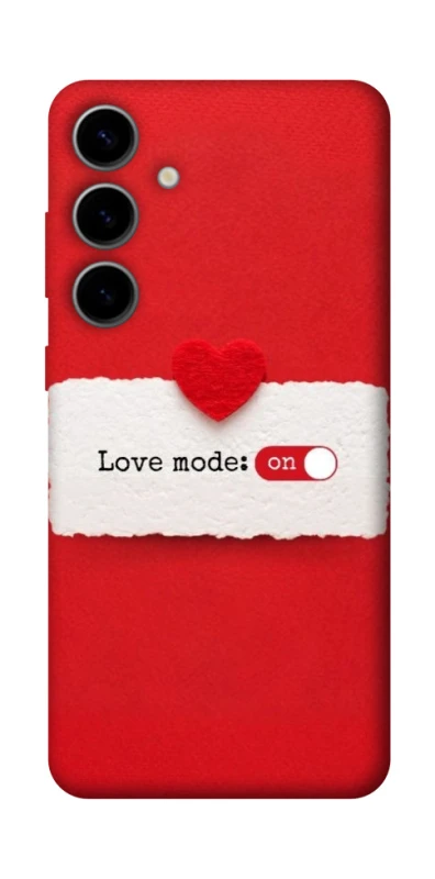 Чохол на Samsung Galaxy S25 FE Love Mode ON фото 1 з 1