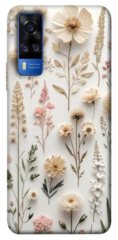 Чехол на Vivo Y51a Floral design ver.1 фото 1 из 1