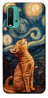 Чохол на Xiaomi Redmi Note 9 4G / Redmi 9 Power van gogh cat фото 1 з 1