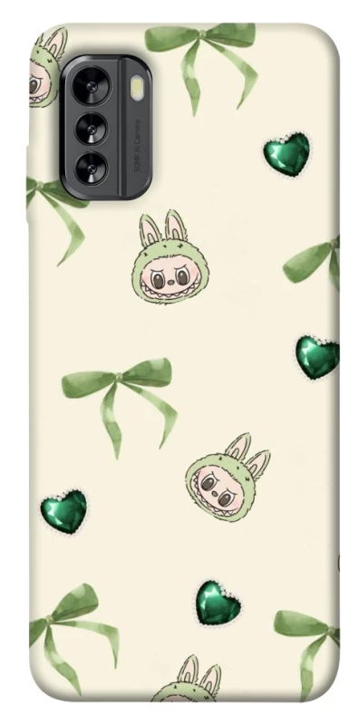 Чохол на Nokia G60 Labubu Green Heart фото 1 з 1