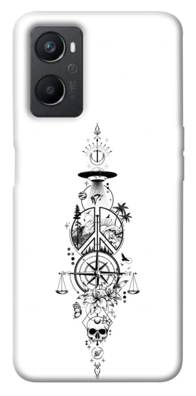 Чехол на Oppo A96 Tattoo ver.7 фото 1 из 1