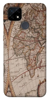 Чехол на Realme C21 Карта путешествий фото 1 из 1