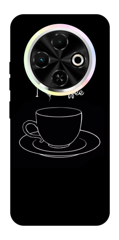 Чохол на TECNO Spark 30C Black coffee фото 1 з 1