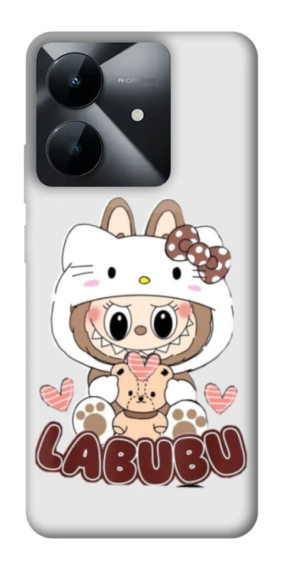 Чехол на Realme Note 60x Hello Kitty Labubu фото 1 из 1