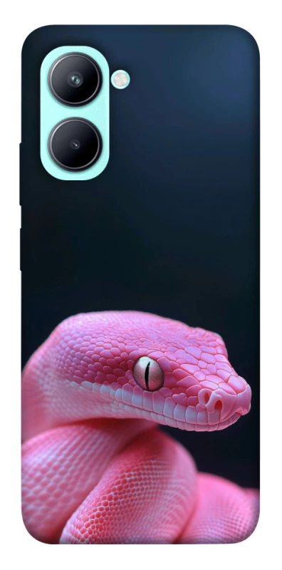 Чехол на Realme C33 Розовая Змея фото 1 из 1