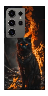 Чохол на Samsung Galaxy S24 Ultra Вогняний кіт фото 1 з 1
