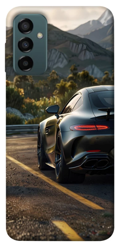 Чехол на Samsung Galaxy M13 4G Car in the mountains фото 1 из 1