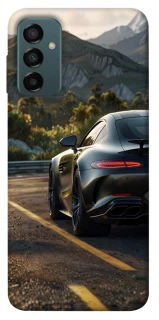 Чехол на Samsung Galaxy M13 4G Car in the mountains фото 1 из 1