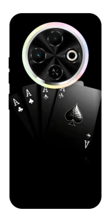 Чохол на TECNO Spark 30C Black Cards фото 1 з 1