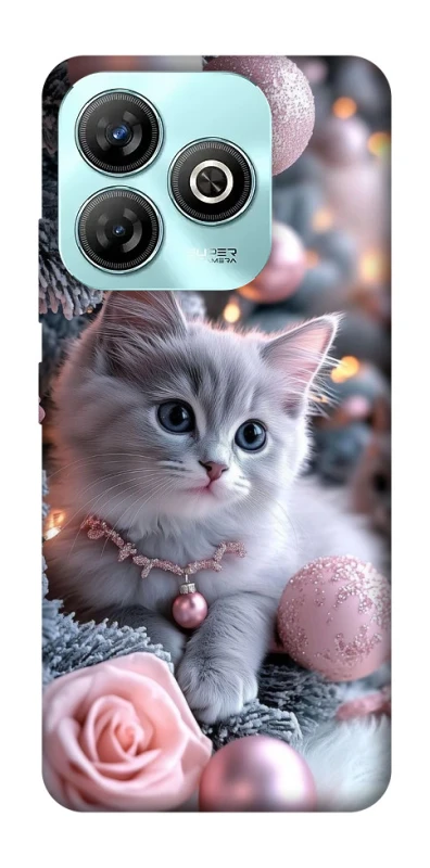 Чохол на ZTE Blade A75 4G Christmas Kitty фото 1 з 1